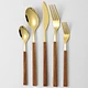 GOLD STAINLESS STEEL CUTLERY SET